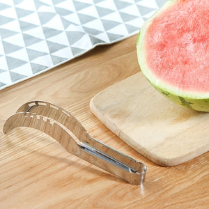 1pc Stainless Steel Windmill Watermelon Cutter Artifact Salad Fruit Slicer Cutter Tool Watermelon Digger Kitchen Accessories Gadgets