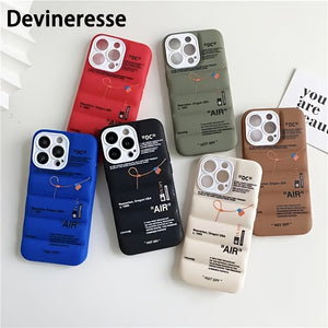 Hot Off Sports Shoes Brand Phone Puffer Case Puffy Cover Sneakers Ins White Or Black Label Soft Cover-Brown For IPhone 13PROMAX