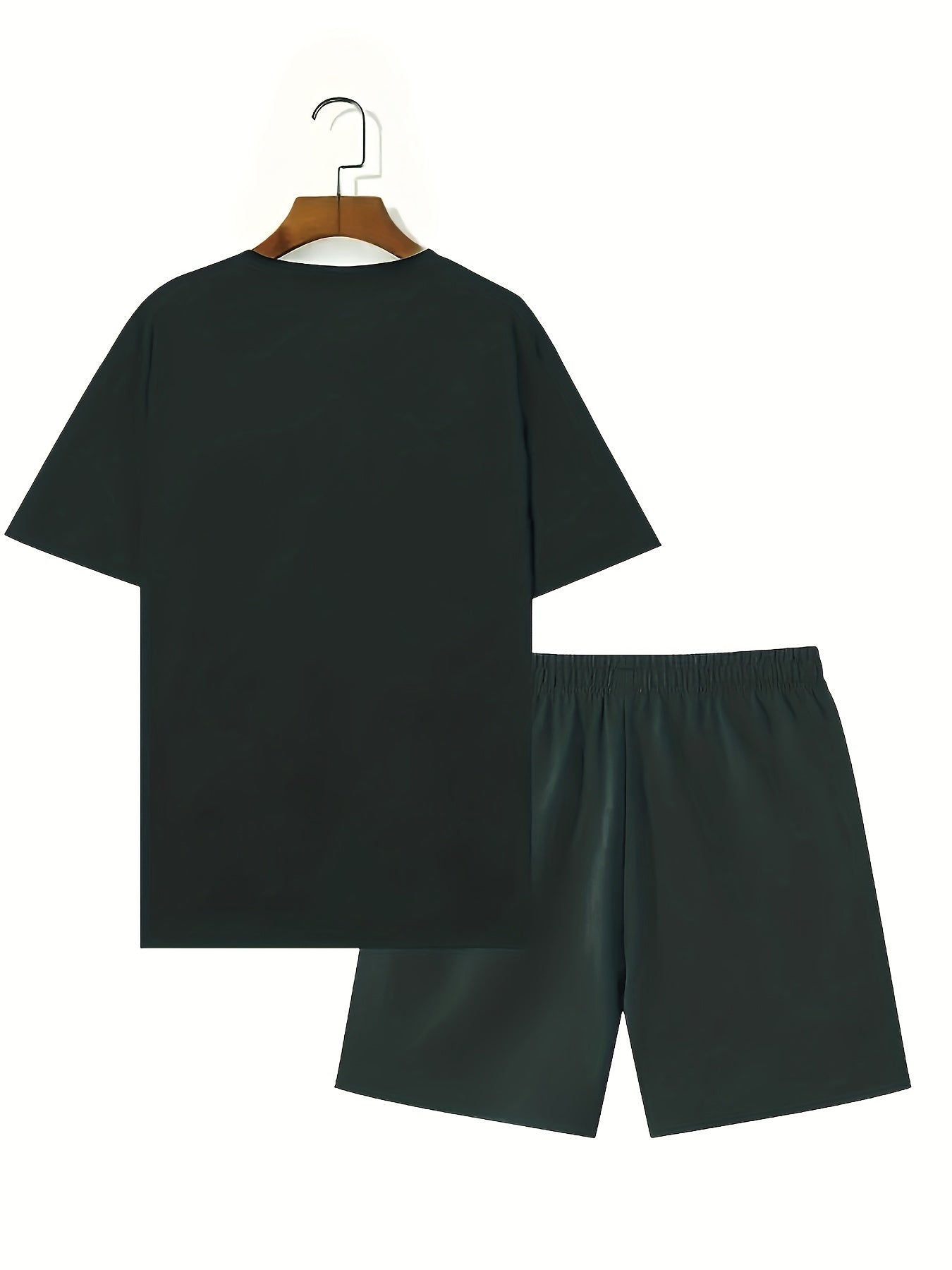 Men's Summer 2-Piece Set - Breathable Muscle Tee & Shorts - Versatile Beach/Sports/Loungewear