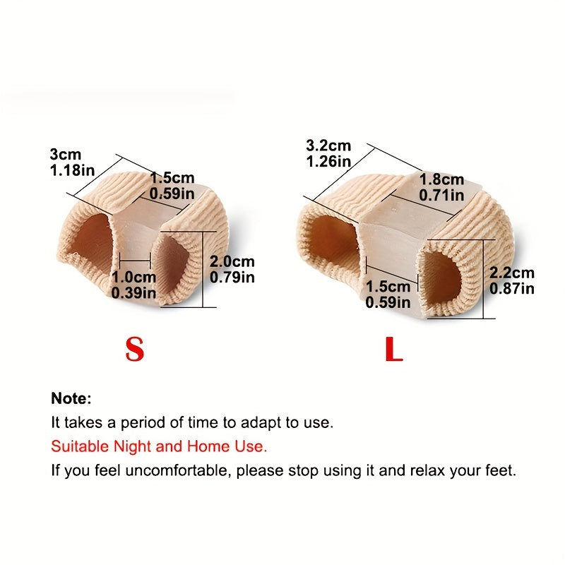 RooRuns 4pcs Or 2pcs Toe Spacers - Perfect For Women & Men