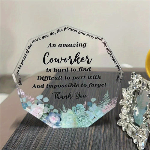 1pc, Thank You Gift For Women Inspirational Gifts Coworker Gifts Office Gift For Colleague Leaving Job Gifts Farewell Gift For Coworker Appreciation Gifts For Friends Teacher Keepsake