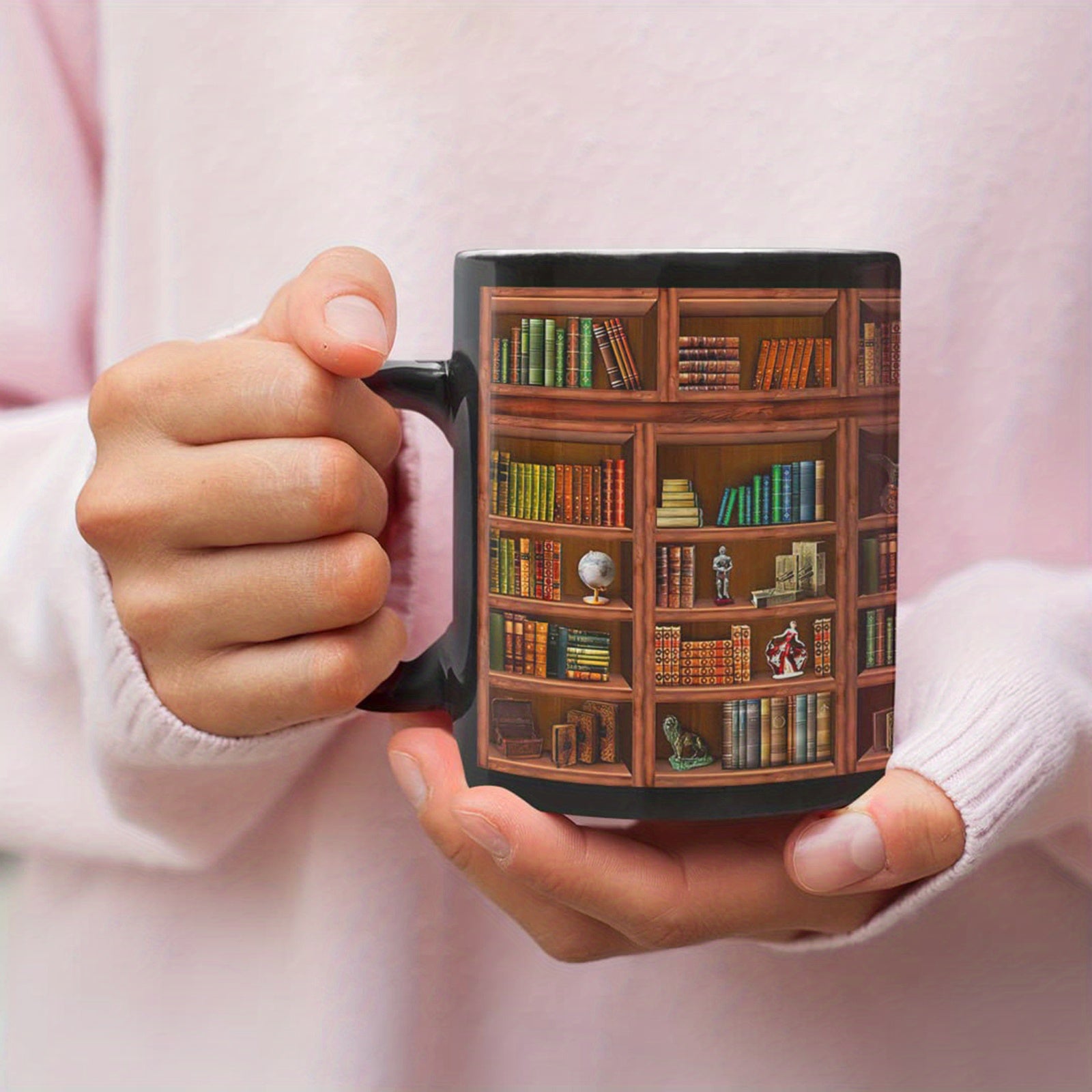 1pc, Library Bookshelf Mug, Book Lovers Coffee Mugs, Librarian Mug, Book Coffee Mug, Book Coffee Cups, Book Club Cup, Bookish Items, Bookwor