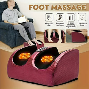 Foot Electric MassagerThis Foot Massager Has A Heat-therapy FunctionIt Deeply Kneads The Toes And Legs, Relaxes Both The Hands And Feetand Is Suitable For The Feetlegs And HandsIt'S An Excellent Gift For Valentine'S Daybirthdays And Other Festivals