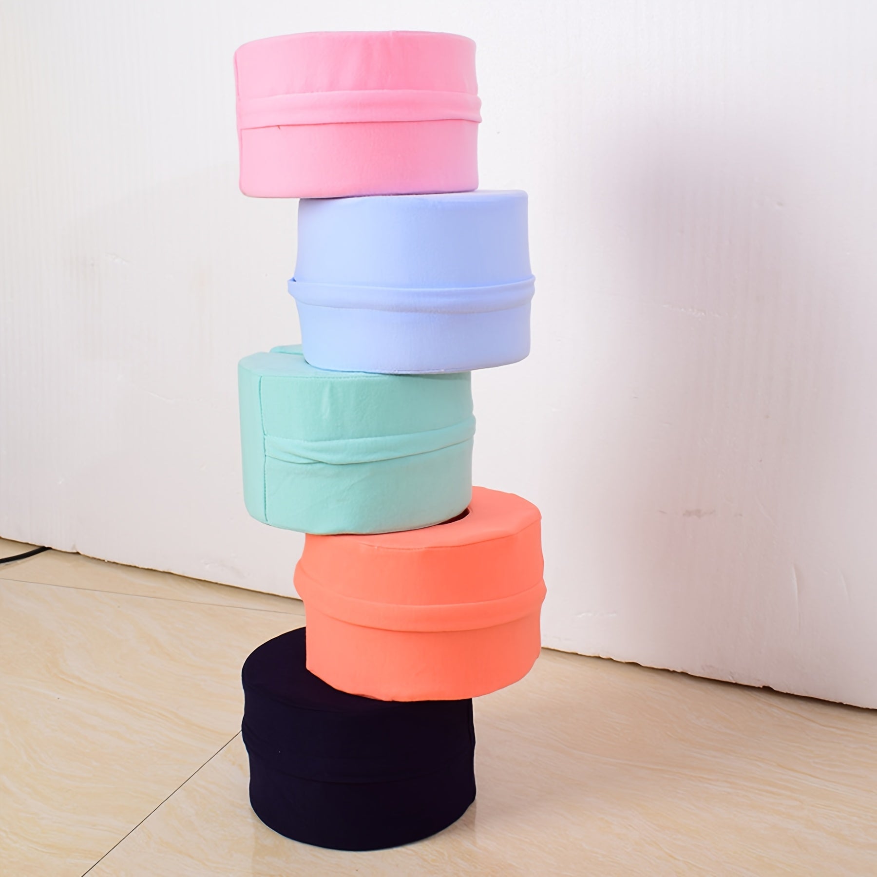 Foot Support Pillows, Heel Pads, Oot Elevation Pillow Pain Pressure Relief Promote Recovery Detachable Washable Cover Ankle Heel Elevator For Foot Ankle Green/ Blue