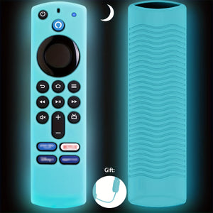 1pc Firestick Remote Control Set With Lanyard Glow In The Night, TV 4k Remote Control Set Third Generation