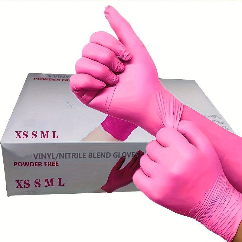 20/50/100pcs Disposable Nitrile Gloves, Waterproof, Latex Free, Powder Free And Durable, Suitable For Home And Kitchen Cleaning, Household C