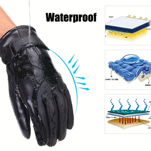 Electric Heated Gloves Powered By USB Power Bank Hand Warmer Heating Gloves for Winter for Motorcycle  Touch Screen Bike Waterproof Gloves