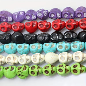 Cross-border Foreign Trade Jewelry Bracelet Synthetic Turquoise Skull Bracelet Wish Jewelry Wholesale