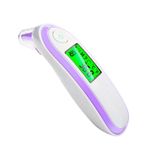 Yongrow Dual-Mode Infrared Thermometer - Forehead & Ear Temperature Readings, Digital Display, Battery Operated (Batteries Not Included) - Available in 5 Colors