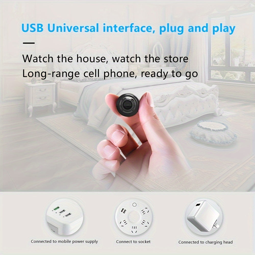 Compact Wireless Security Camera - AI Human Detection, Clear Audio, Mobile App Remote View - Ideal for Home and Business Surveillance