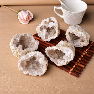 Large Size Natural Quartz Agate Geode Cutting Crystals Cluster Healing Stones Rock Mineral Specimen Quartz DIY Home Decoration