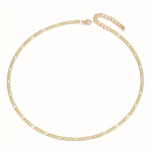 1pc Men's Simple Fashion Golden Necklace