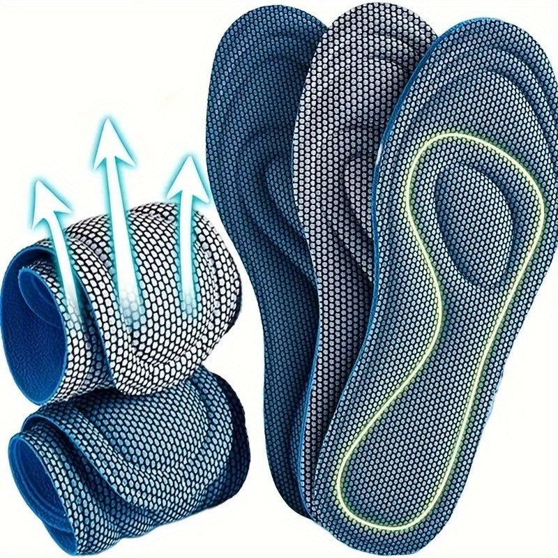 [5D Memory Foam Insole] 5D Memory Foam Insole | Knitted Fabric, Non Fragrant Solid Comfort Pad | Sports Insole, Suitable for Daily Wearing and Active Lifestyle
