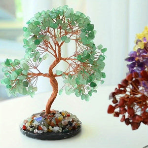 [Amethyst Crystal Tree] Natural Amethyst Crystal Tree - Wealth Tree Life Tree - Suitable for Home Decoration Gifts Exquisite Crystal Decorations