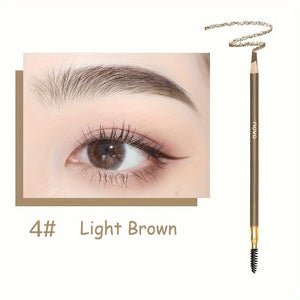 Precision Waterproof Eyebrow Pencil: Long-Lasting, All-Skin Smudge-Proof Sculptor for Flawless Brows