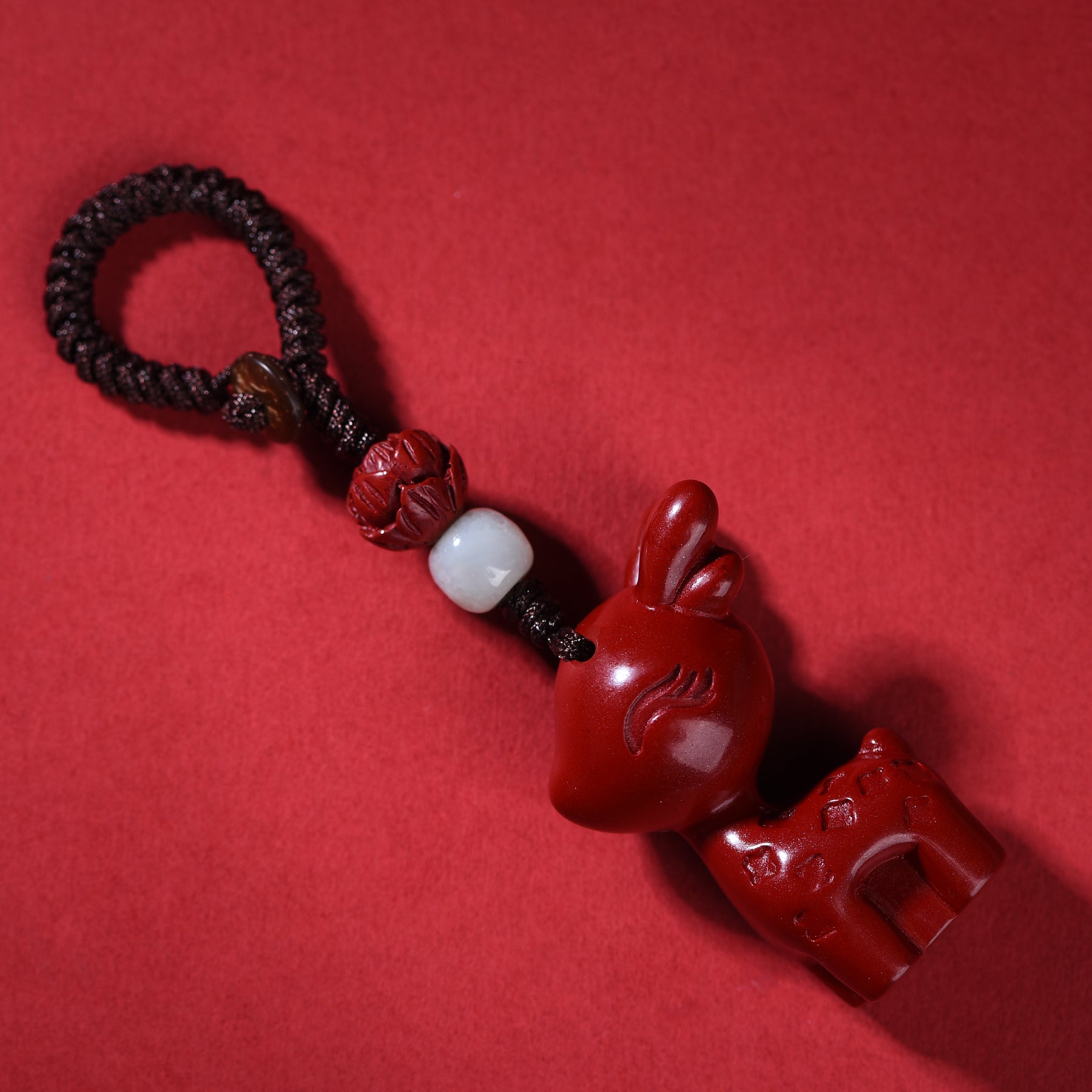 High Quality Cinnabar Key Chains Phone Chains