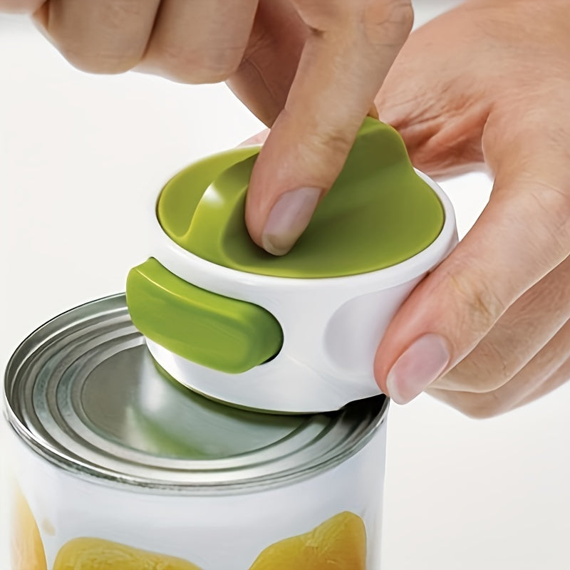 Arthritis & Senior-Friendly Easy-Grip Can Opener – Compact, Multi-Color, Stainless & Plastic Design