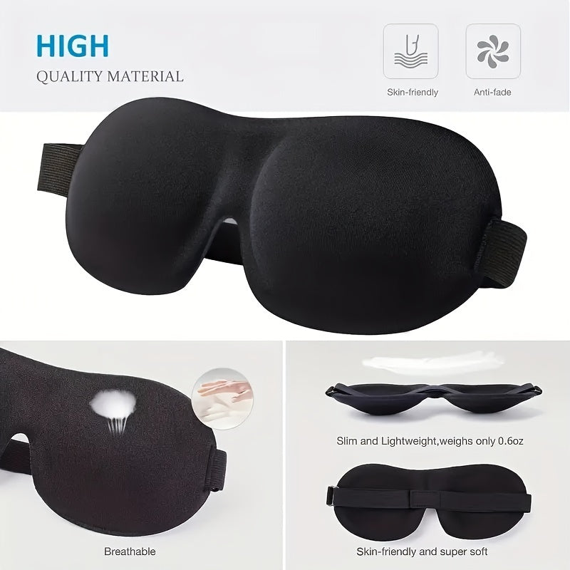 3D Three-dimensional Eye Mask For Outdoor Travel Sleeping