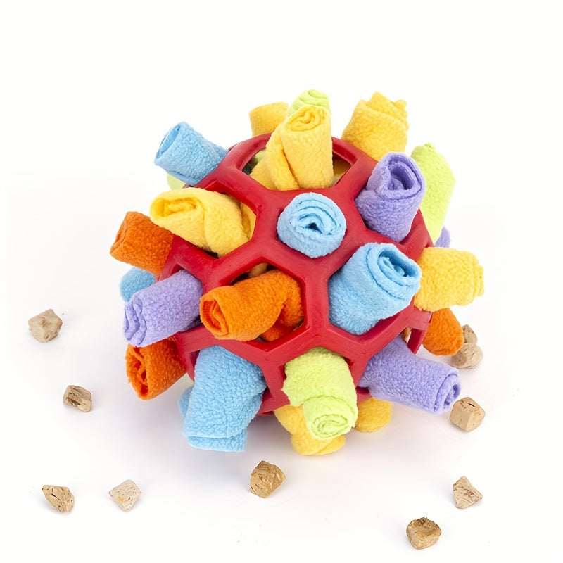 Interactive Dog Toy - Sniffing Ball for Hiding Treats - Rubber Puzzle Ball for Mental Stimulation