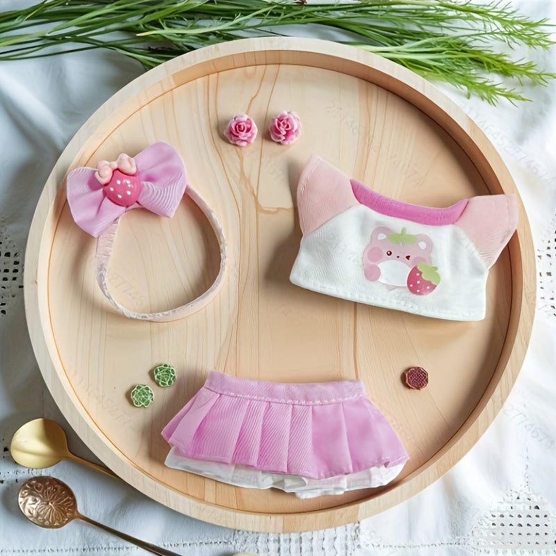 Adorable Doll Clothing Accessory Set, Suitable for 6.69-inchLABUBU Doll Clothes, Only Clothes Not Including Doll, Birthday Gift, Ramadan Festival, Easter, Holiday Gift