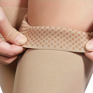 [Compression Stockings, Thigh High] 20-30mmHg Compression Stockings - Thigh High 1 Pair Open Toe Over The Knee Nursing Socks - Plus Size S-5XL, Graduated Support