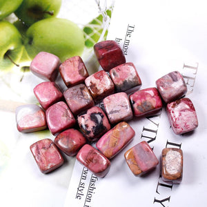 50g/bag Natural crystal stone Rhodochrosite Crystal macadam large particle polished macadam