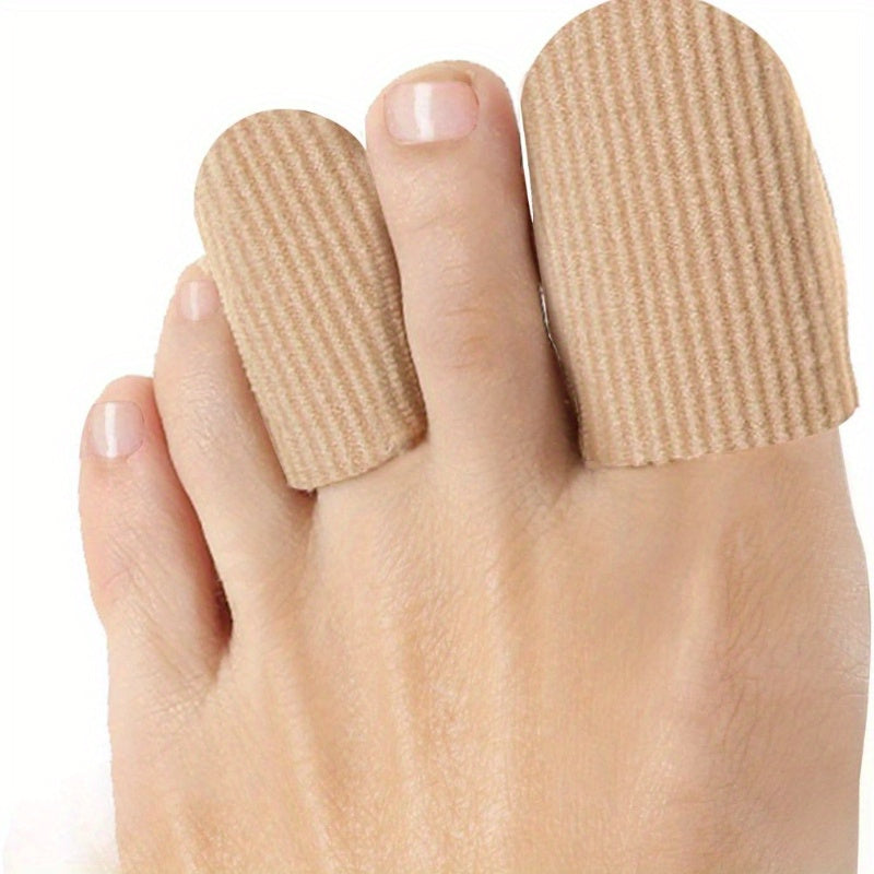 10pcs Set of Protective Toe Sleeves - 4 Large and 6 Medium Size with to Prevent Corns, Blisters and Ingrown Toenail Pain