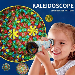 1pc Long 7.87 In Classic Kaleidoscope Toy, Magic Rotating Kaleidoscope, Can Stretch The World Kaleidoscope, Children Puzzle Toys Kaleidoscop