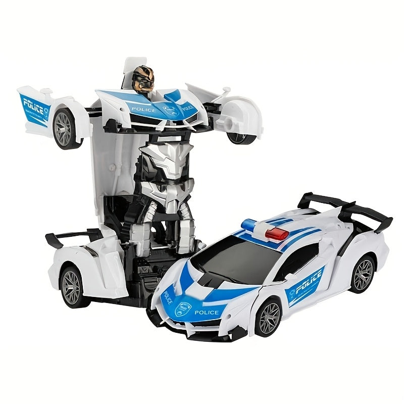 [Transforming Remote Control Car] 1:18 Scale Transforming Remote Control Car Robot - 360°Rotating Drifting, One-Button Deformation - Christmas Gift, Birthday Gift, Halloween Gift