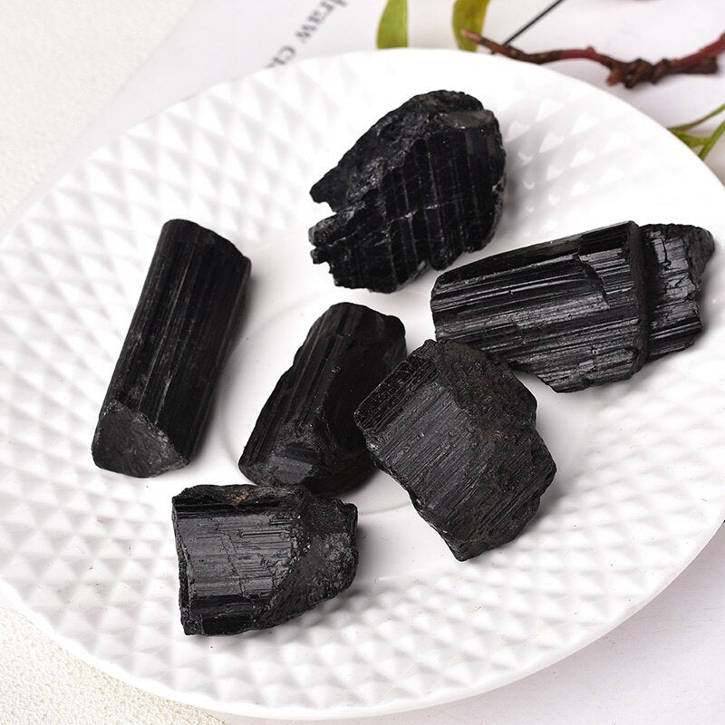 Natural Black Tourmaline Tourmaline Repair Ore Can Be Used for Home Decoration DIY Gift cokkection free shipping