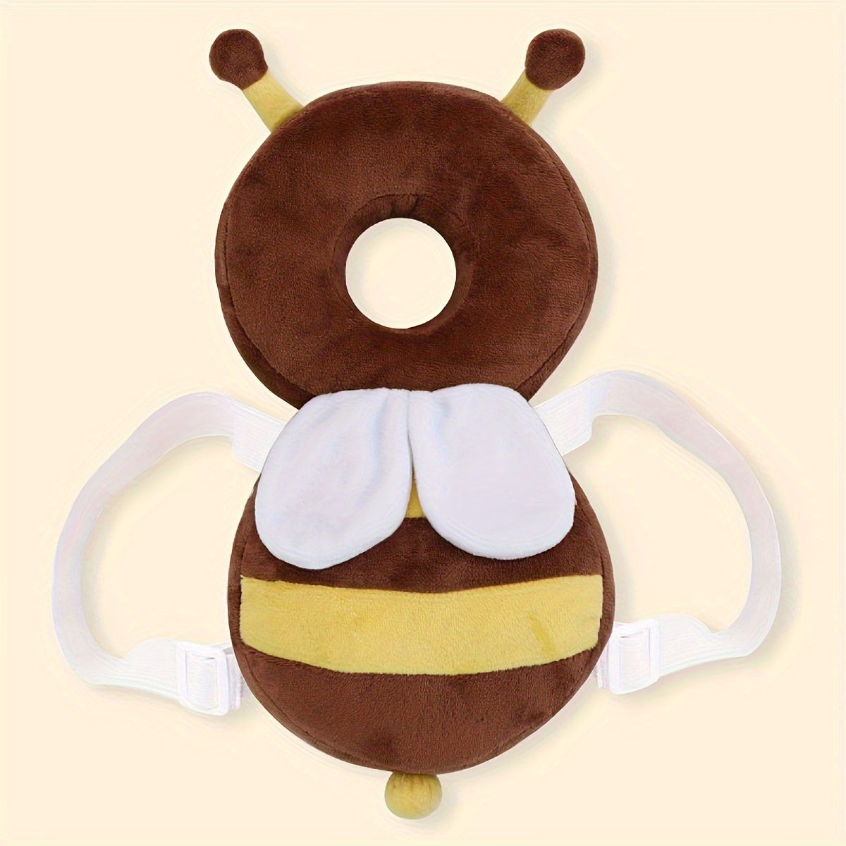 Cartoon Bee Head Protector, Breathable Head Safety Pad,  Plush Head Protective Pad, Great Christmas Halloween Thanksgiving Day Gift, New Yea