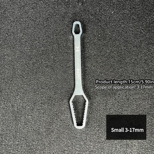 1PC 3-24mm Multifunctional Double Head Wrench, Household Tools Universal Self-tightening Adjustable Special-shaped Wrench Portable Hand Tool