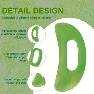 1pc Body Scraping Massage Tool with A Handle, A Larger Scraping Tool for Massage Of The Back Neck, Face And Legs