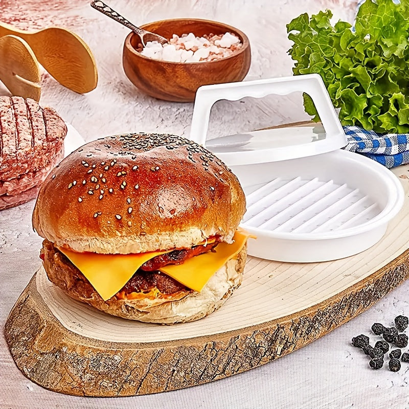 1pc Burger Press, Patty Press, Cheeseburger Press, Creative Burger Press, Non-Stick Hamburger Press, Patty Maker Mold For Meat Beef Cheese V