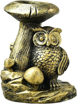 Tree Crystal Ball Stand Mushroom Sphere Stand Crystal Ball Holder Branch Stand Decoration for Crystal Ball Display Stand Home Decor Cute Animal DIY Design (Purple,Snail and Mushroom)