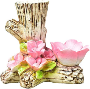 Tree Crystal Ball Stand Mushroom Sphere Stand Crystal Ball Holder Branch Stand Decoration for Crystal Ball Display Stand Home Decor Cute Animal DIY Design (Purple,Snail and Mushroom)