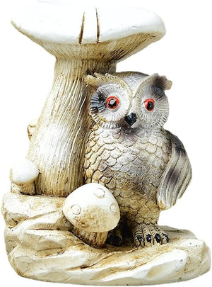 Tree Crystal Ball Stand Mushroom Sphere Stand Crystal Ball Holder Branch Stand Decoration for Crystal Ball Display Stand Home Decor Cute Animal DIY Design (Purple,Snail and Mushroom)