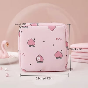 1pc Sanitary Napkin Storage Bag, Female Women Portable Cosmetic Lipstick Bag, Sanitary Napkin Storage Pouch, Makeup Lip Balm Bag, Travel Hea