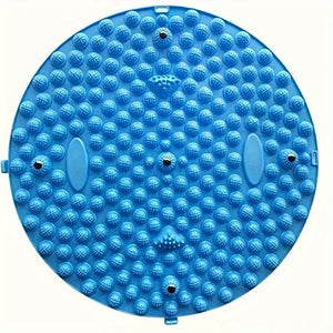 Foldable Foot Massage Pad with Granular Bumps for Stress and Muscle Relaxation – Purple Plastic Massage Mat for Home, Work, or Travel Use, Muscle Relaxation Tool | Textured Surface | Raised Nodules Mat