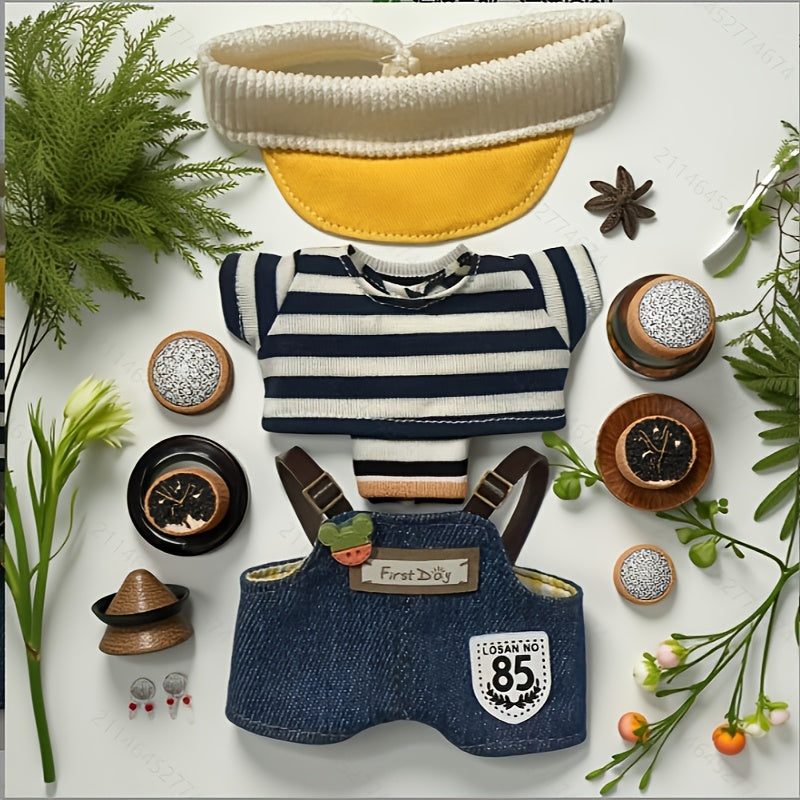 Adorable Doll Clothing Accessory Set, Suitable for 6.69-inchLABUBU Doll Clothes, Only Clothes Not Including Doll, Birthday Gift, Ramadan Festival, Easter, Holiday Gift