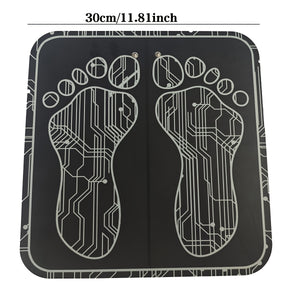 Portable EMS Foot Massage Pad, TENS Therapy Machine, Massager, One Reusable Foot Massage Pad With Multiple Mode Adjustment, Mother'S Day, Father'S Day, - Black