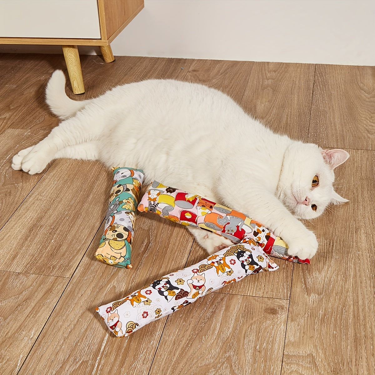 2pcs Pillow Cat Teaser Toys - Keep Your Cat Entertained And Stimulated!