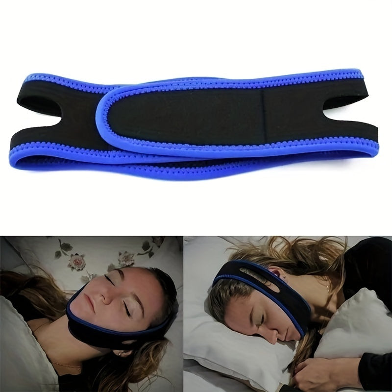 1pc Anti Snore Chin Strap Stop Snoring Snore Belt Sleep Apnea Chin Support Straps For Woman Man Health Care Sleeping Aid Tools