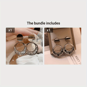 New Design,Round Hollow Earrings, Fashion Earrings, Earrings For Men, Alloy Earrings