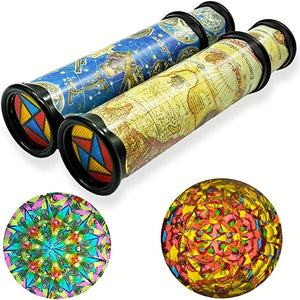 1pc Long 7.87 In Classic Kaleidoscope Toy, Magic Rotating Kaleidoscope, Can Stretch The World Kaleidoscope, Children Puzzle Toys Kaleidoscop