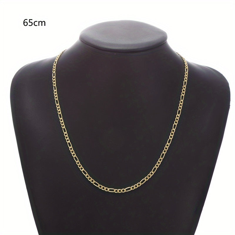 1pc Men's Simple Fashion Golden Necklace