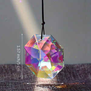 1pc Crystal Pendant Sun Catcher Glass Prism Hanging For Home Decoration Wedding Party Decoration