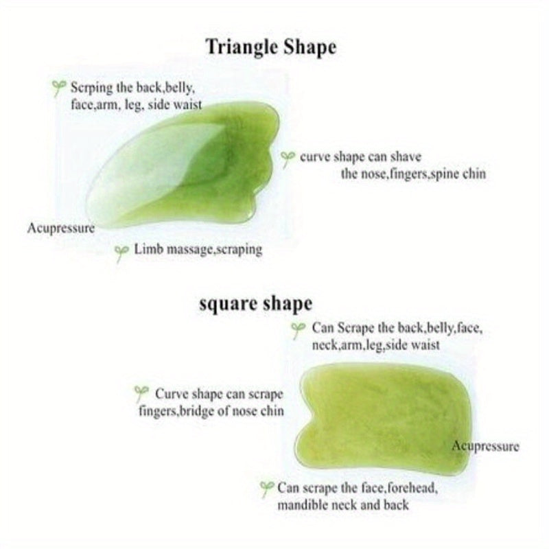 7pcs Gua Sha Beauty Massage Tool Set - Natural Resin Gua Sha Scrapers For Face, Back & Neck - Relax Muscles & Release Stress - Mother's Day