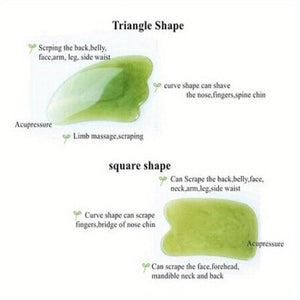 7pcs Gua Sha Beauty Massage Tool Set - Natural Resin Gua Sha Scrapers For Face, Back & Neck - Relax Muscles & Release Stress - Mother's Day
