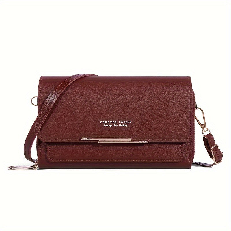 Roulens Small Crossbody Shoulder Bag For Women,Cellphone Bags Card Holder Wallet Purse And Handbags